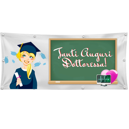 Banner striscione laurea - banner,
