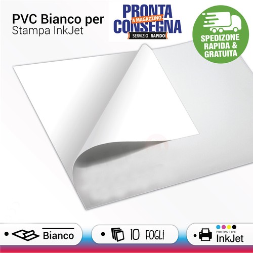 Carta pvc adesiva bianca - pvc,