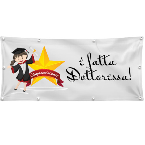 Banner striscione laurea - laurea, È