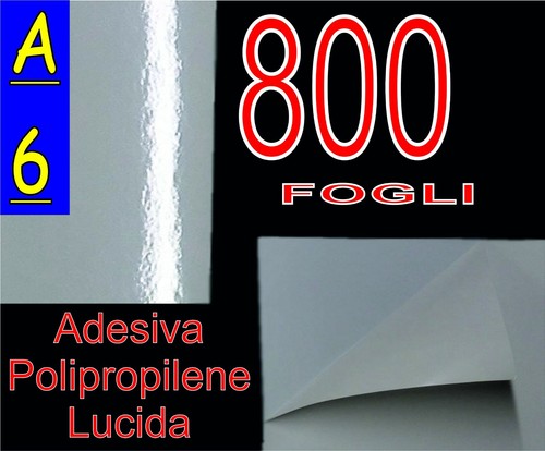 800 fogli carta adesiva - fogli, a6