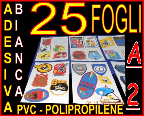 Pezzi carta auto adesiva - 25,
