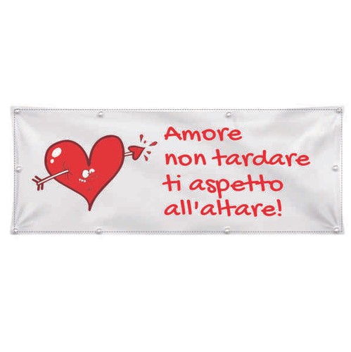 Banner striscione matrimonio - banner,