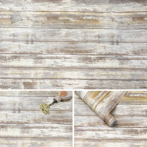Carta adesiva legno grigio - adesiva,
