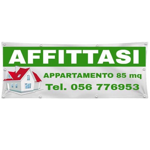 Banner striscione affittasi - -,